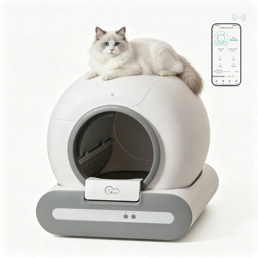 DOEL Self Cleaning Cat Litter Box With App Control