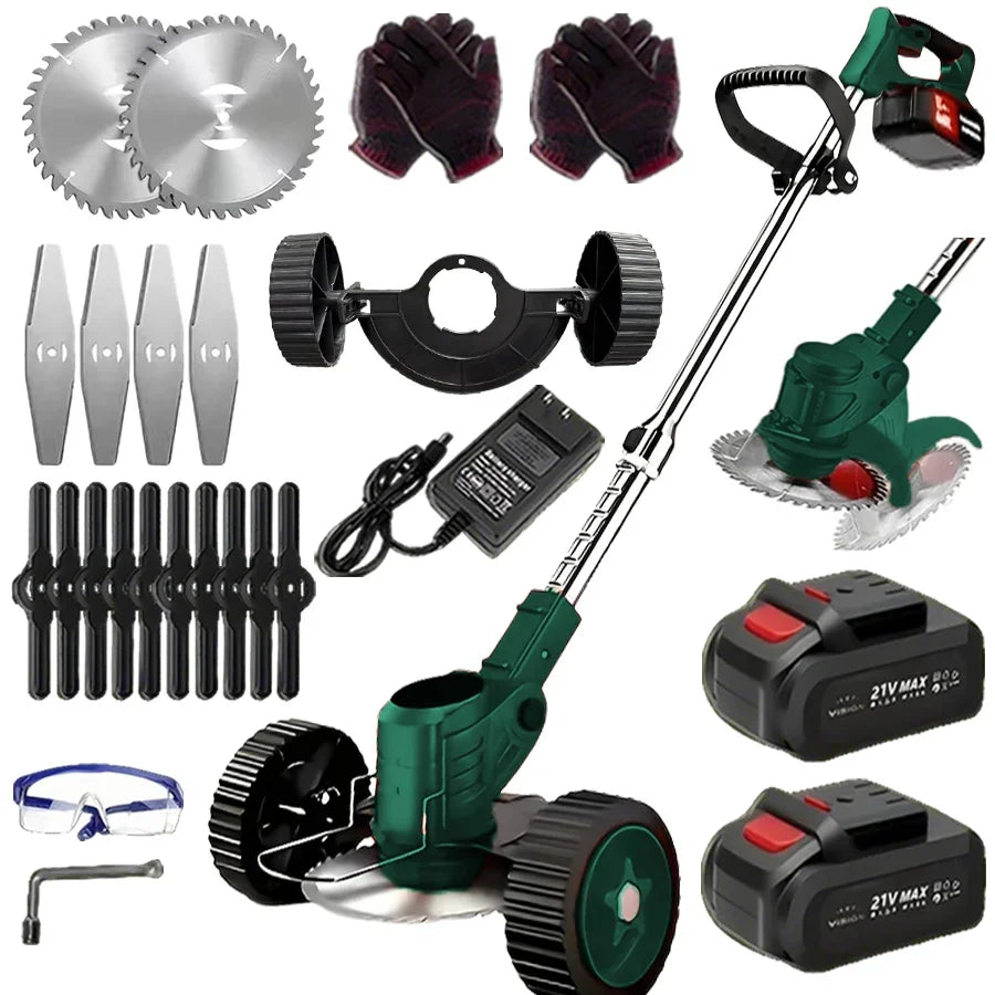 Wireless Portable Weed Trimmer With Dual Batteries