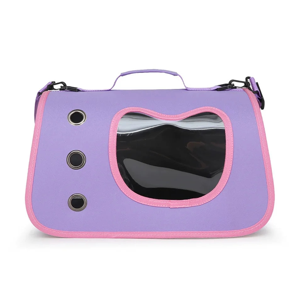 Foldable Breathable Pet Carrier For Small Dogs And Cats