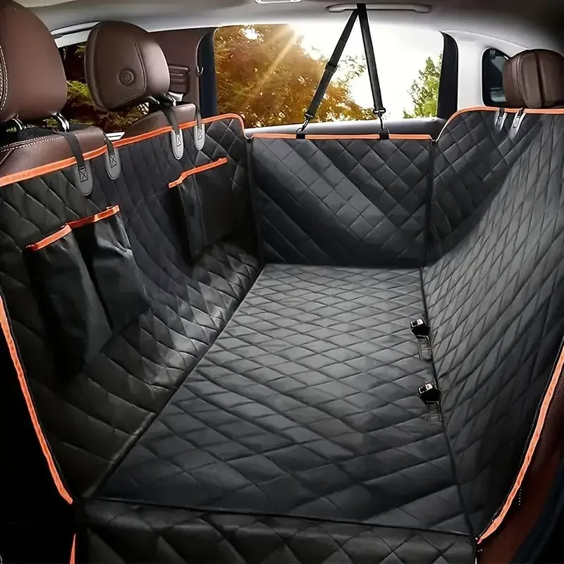 Premium Waterproof Plaid Dog Car Seat Cover Hammock