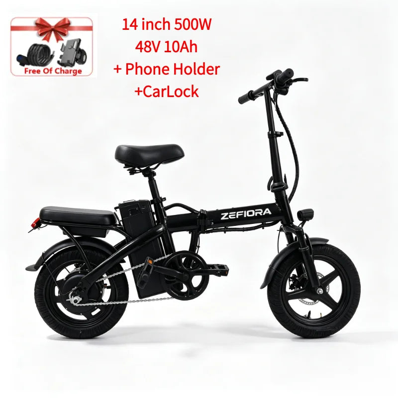 Zefiora Electric Bike Commute 500W Aluminum Frame