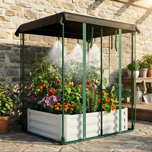 HiMISS Three In One Raised Garden Bed Kit