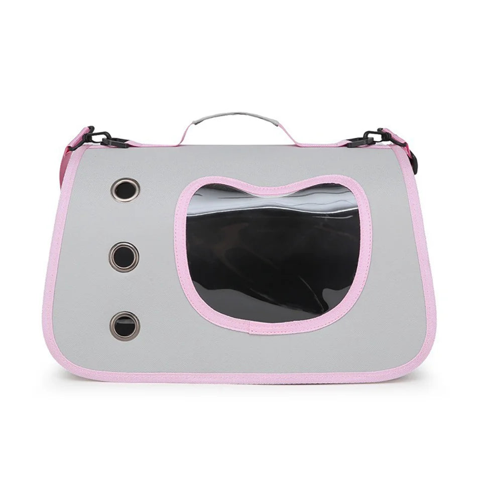Foldable Breathable Pet Carrier For Small Dogs And Cats