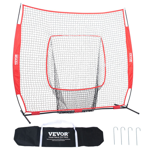 Baseball Softball Practice Net Portable Training For Hitting