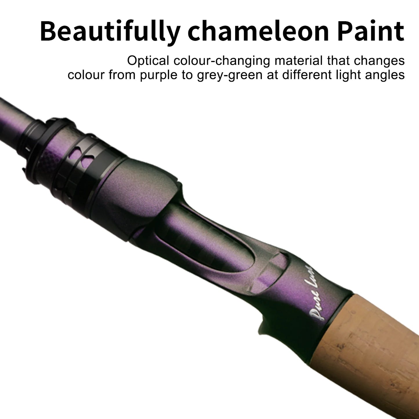 PureLure AcuteViolet Bass Rod Spinning Baitcasting