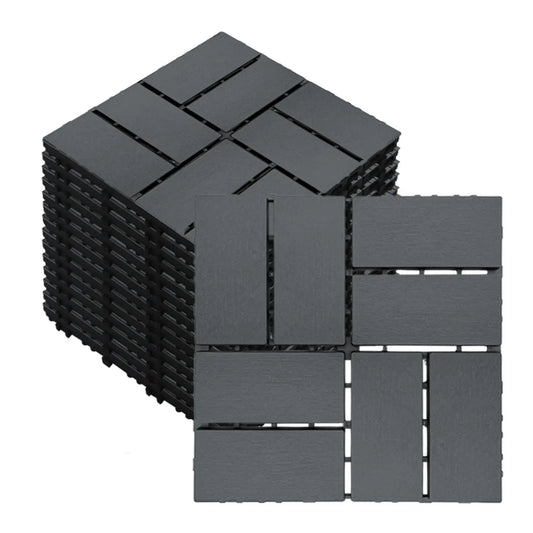 44 Piece Pack Interlocking Plastic Floor Tiles