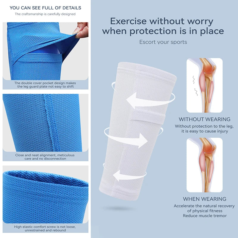 Soccer Shin Guards Protective Gear for Adults and Kids