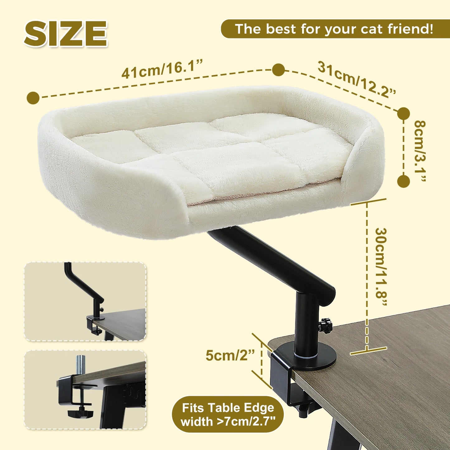 PAWZ Road Cat Desk Bed 360 Rotatable Stand