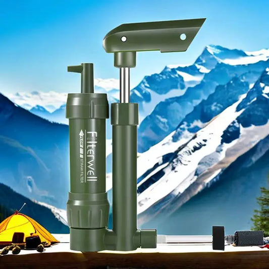 Fllterwell Mini Pocket Hand Pump Water Filter