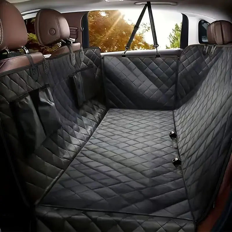 Premium Waterproof Plaid Dog Car Seat Cover Hammock