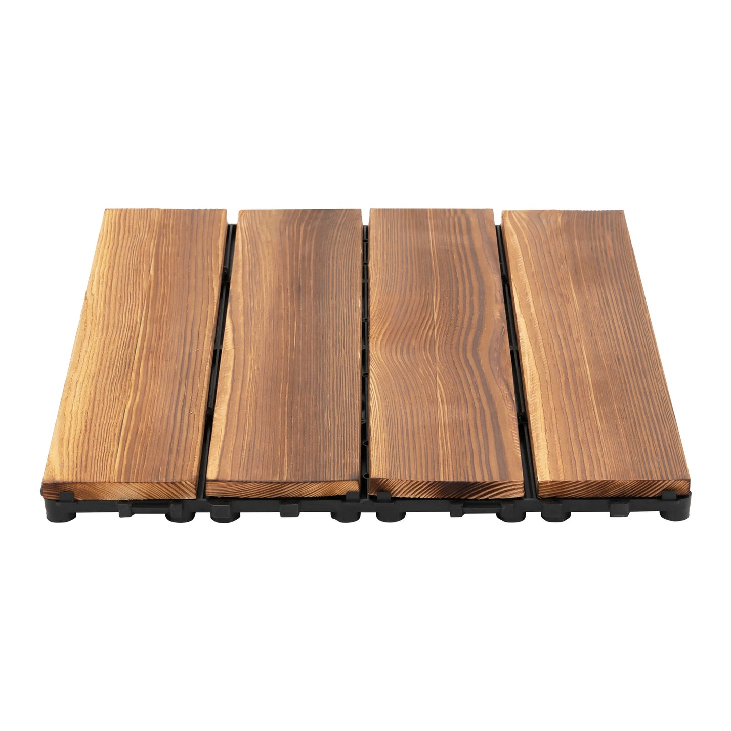 Wood Plastic Interlocking Deck Tiles For Outdoor Use
