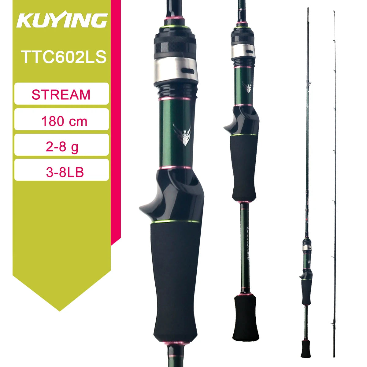 Kuying Teton TTC662L Casting Rod Carbon Fishing