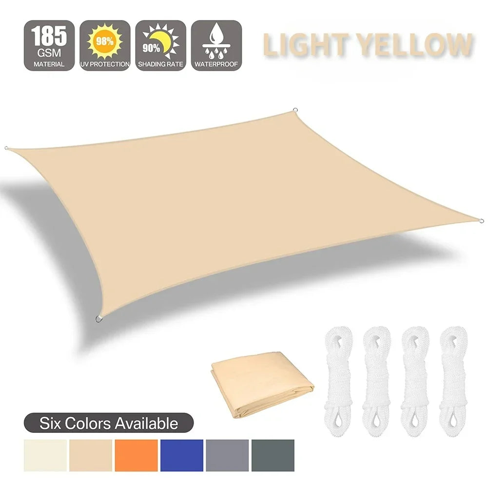 Waterproof Shade Sail Outdoor Canopy Patio Garden