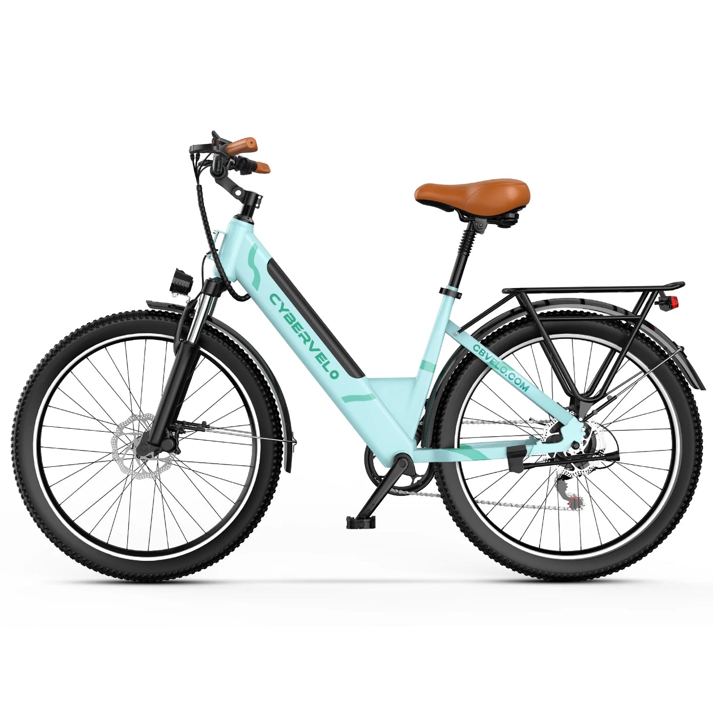 CYBERVELO Urban Commute E Bike 48V 1000W Peak Motor EK2
