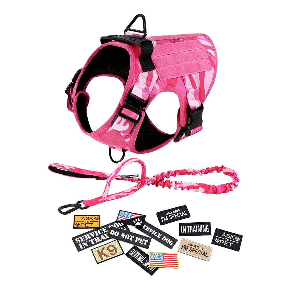 Petravel CN Camouflage Dog Harness Adjustable