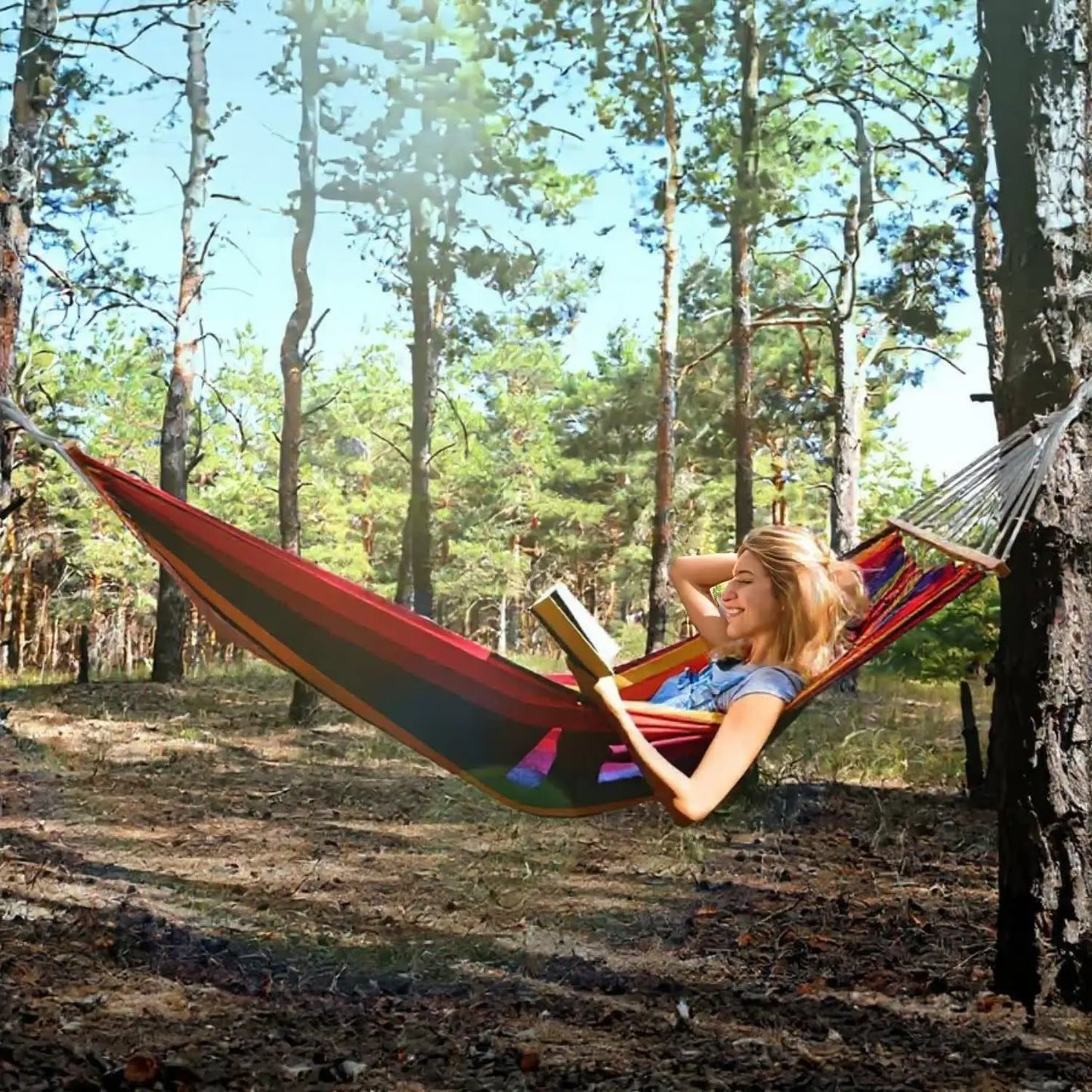 GYROOR Adjustable Stand Hammock With 600 Lb Capacity
