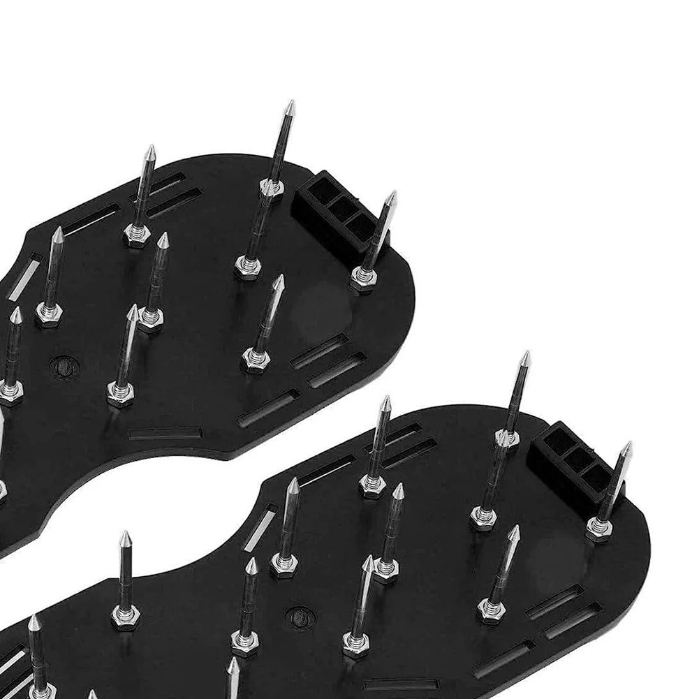 ALIILEE Lawn Aerator Shoes Spiked Sandals Adjustable Strap