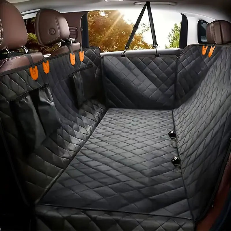 Premium Waterproof Plaid Dog Car Seat Cover Hammock