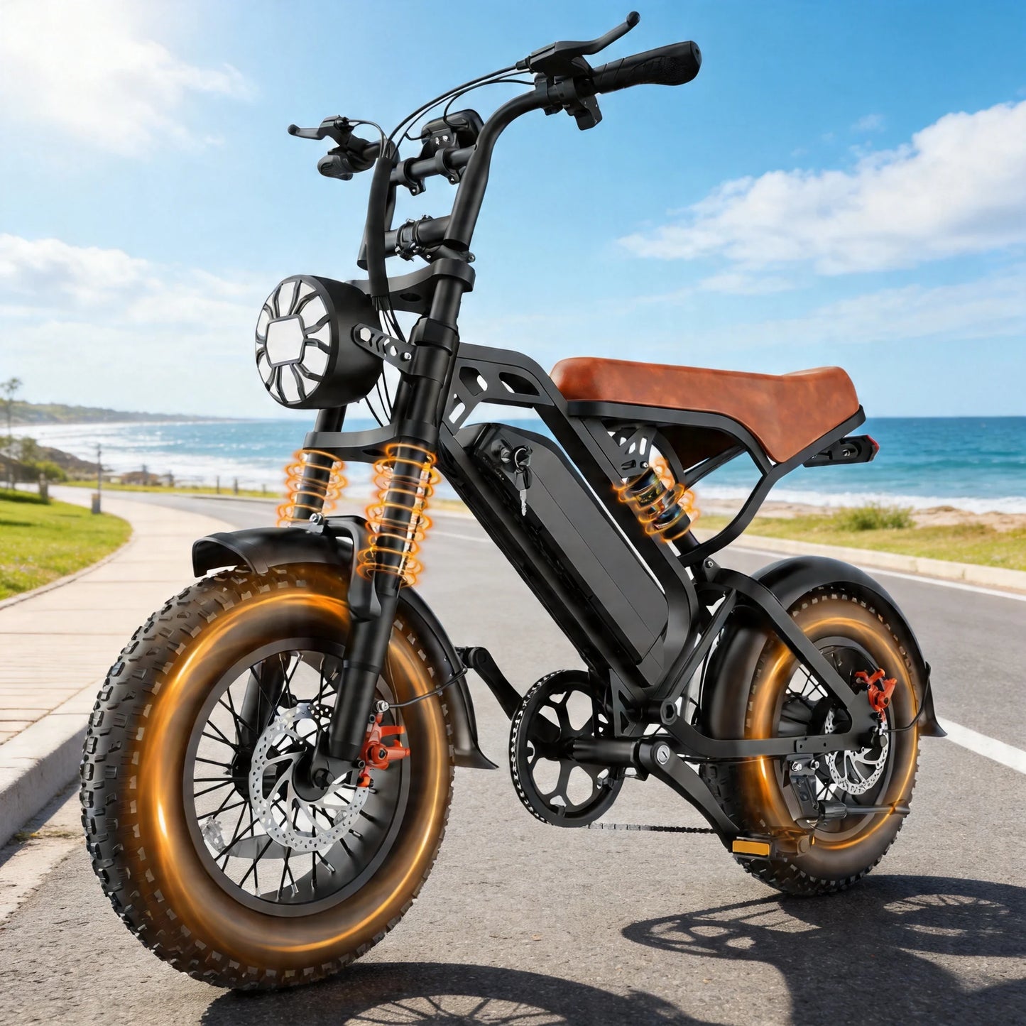 FURIDER All Terrain Electric Bicycle 1200W Peak Motor
