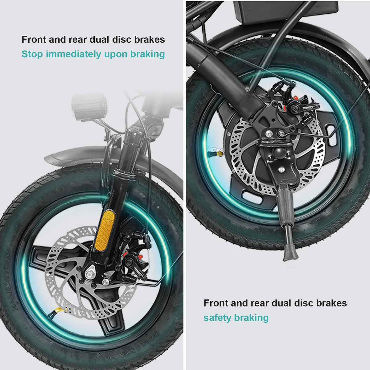 Terrosor Folding Electric Bike 20 Mph 560W