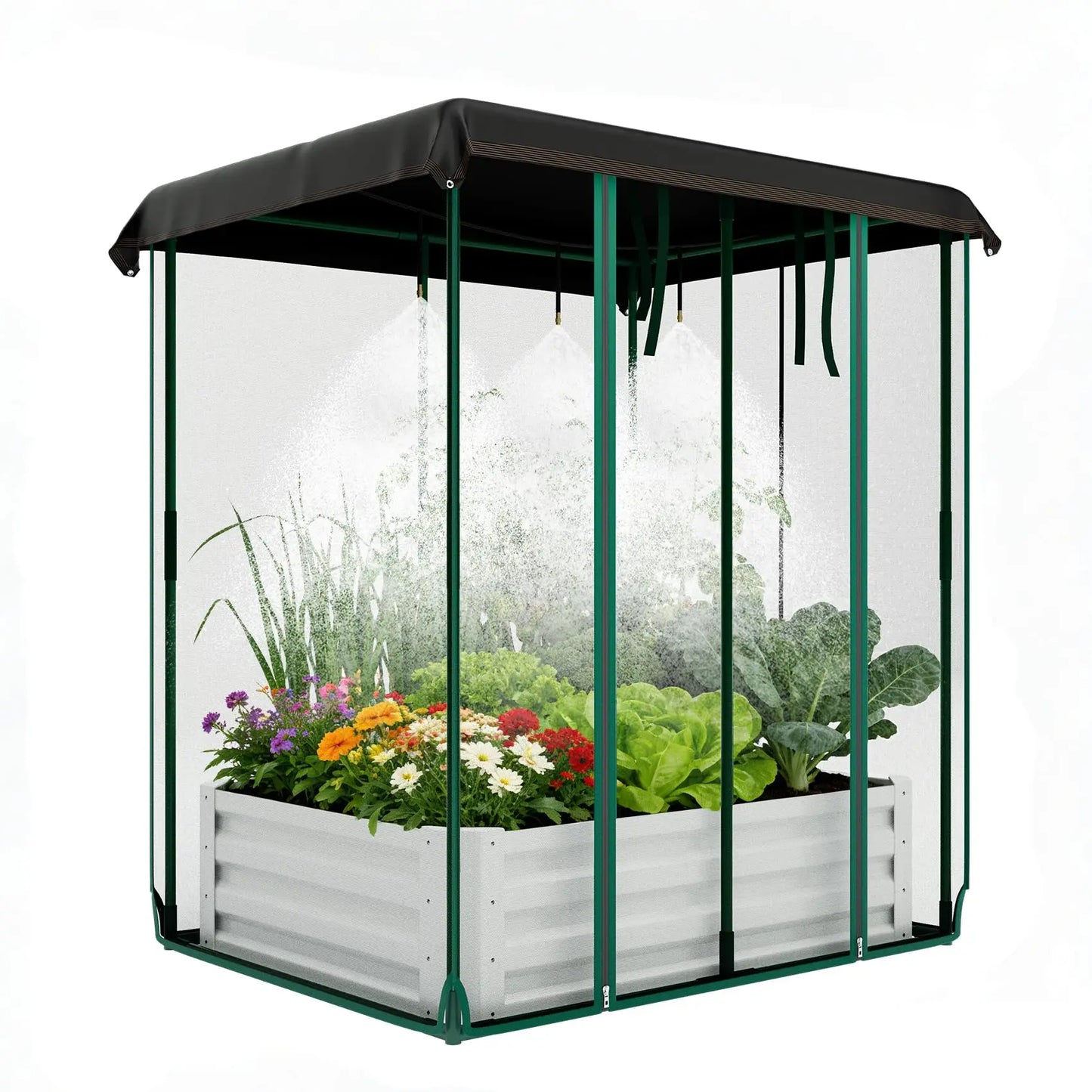 HiMISS Three In One Raised Garden Bed Kit