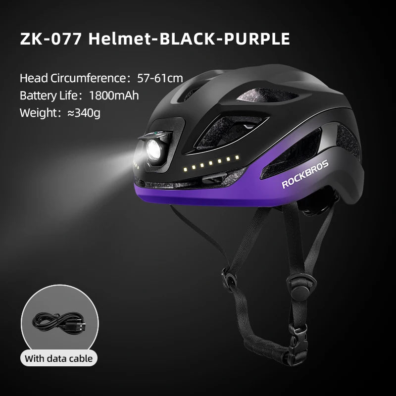 ROCKBROS Front LED Cycling Helmet Light Type C
