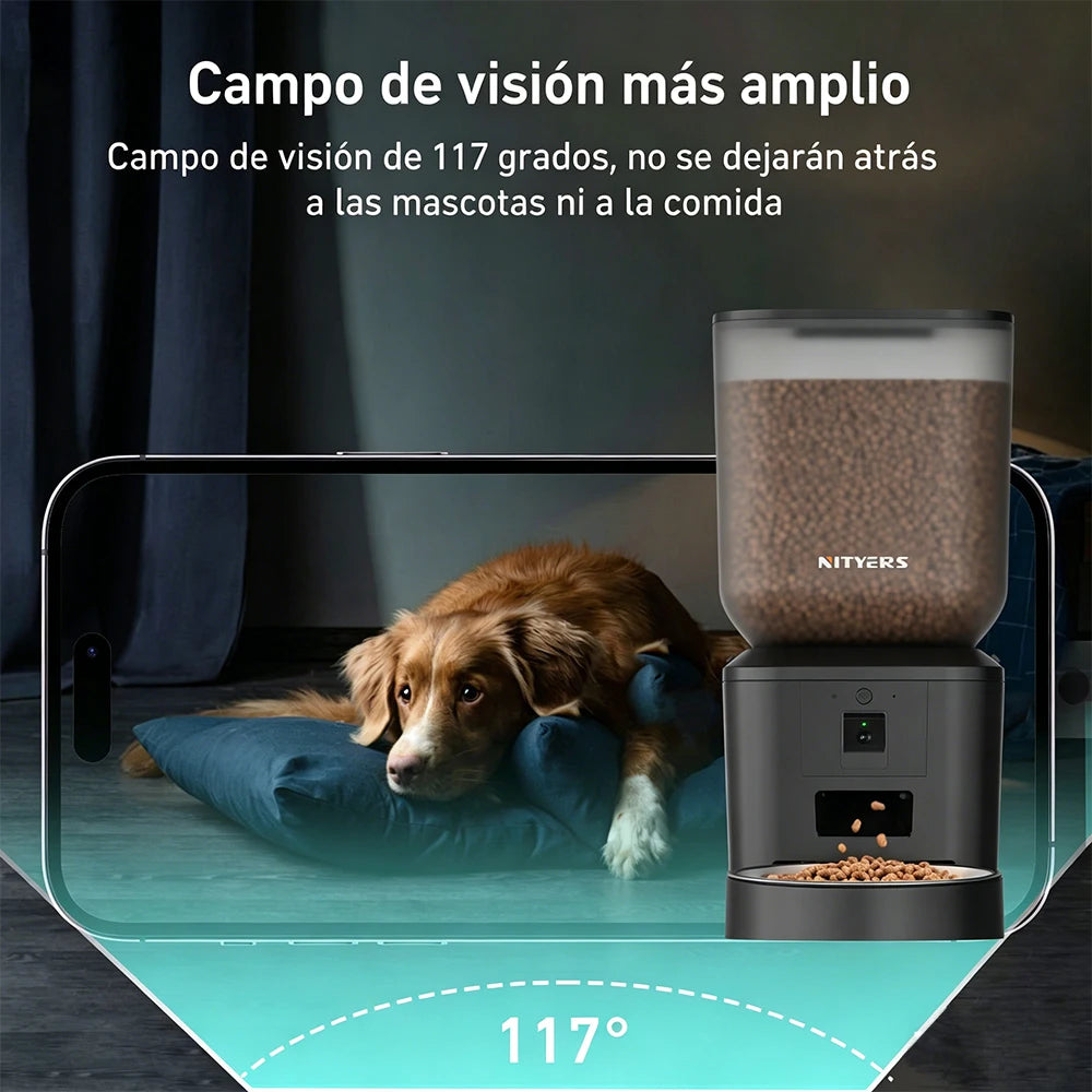 Nityers Smart Cat Feeder With Camera And 5G WiFi