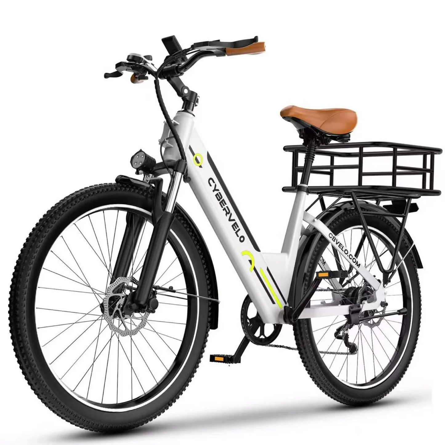 CYBERVELO Urban Commute E Bike 48V 1000W Peak Motor EK2