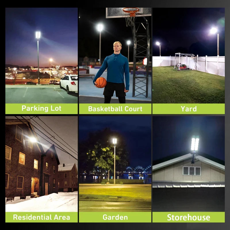 Solar Street Light 4000W LED Flood Light With Motion Sensor