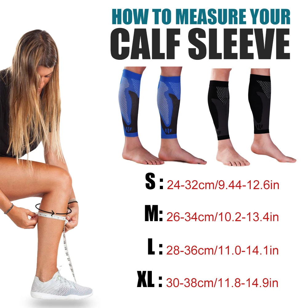 WEUPFLY Calf Compression Sleeves For Running And Cycling