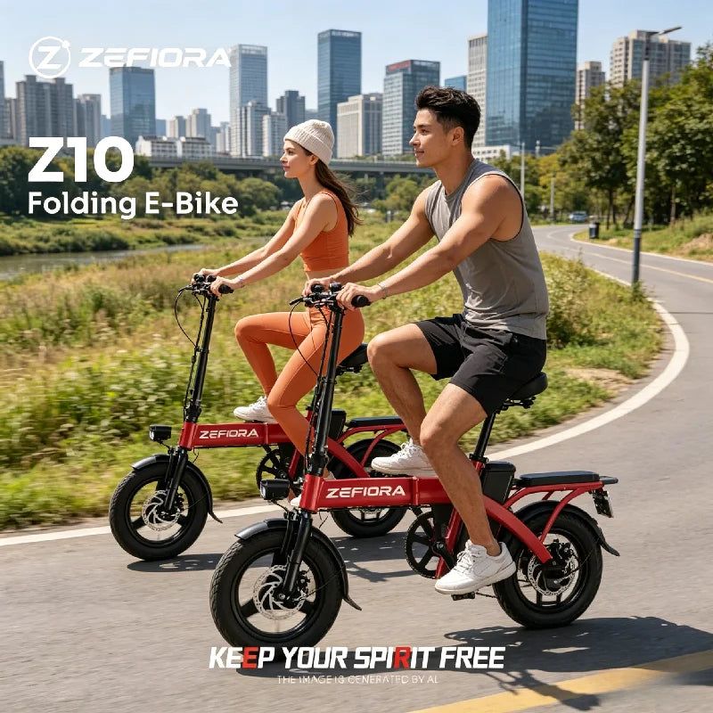 ZEFIORA Premium City Electric Bicycle 500W UL Certified