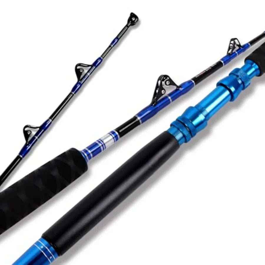 Saltwater Offshore Trolling Rod, Roller Rod, 2-Piece