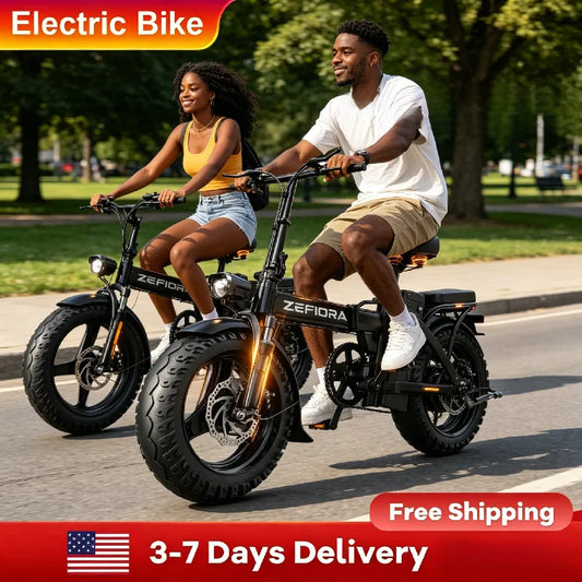 ZEFIORA Premium City Electric Bicycle 500W UL Certified