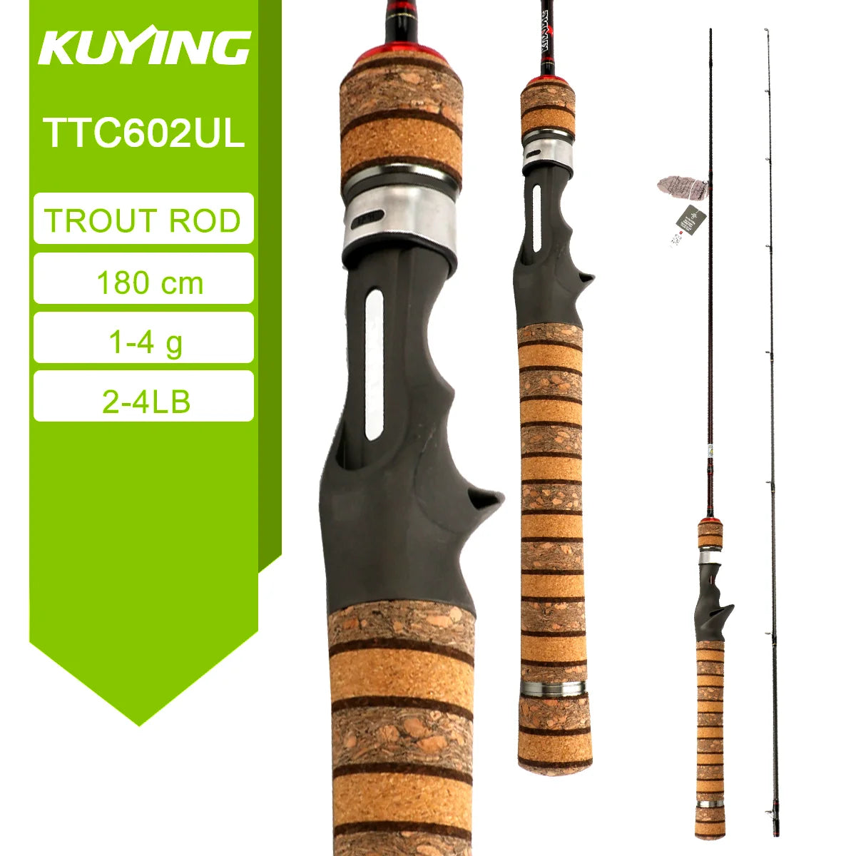 Kuying Teton TTC662L Casting Rod Carbon Fishing