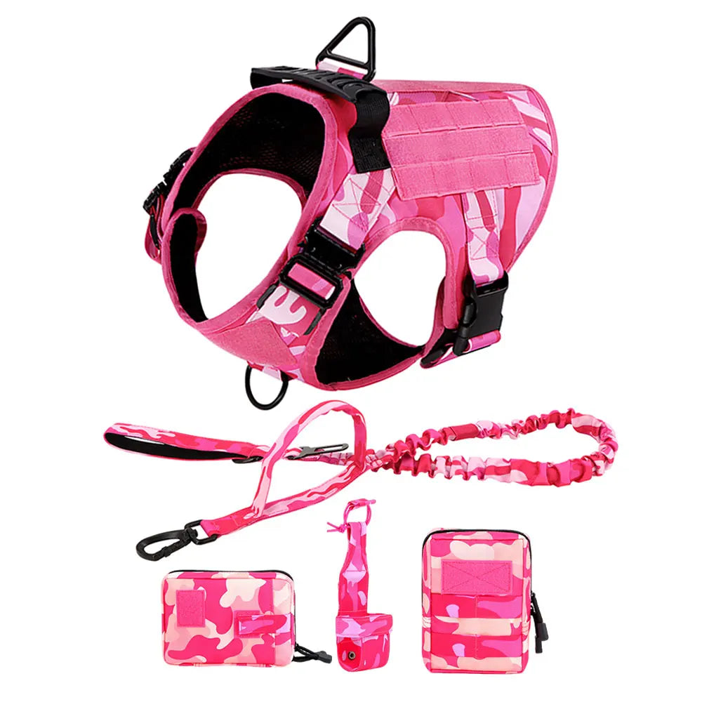 Petravel CN Camouflage Dog Harness Adjustable