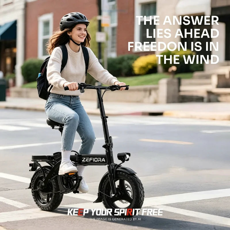 Zefiora Electric Bike Commute 500W Aluminum Frame