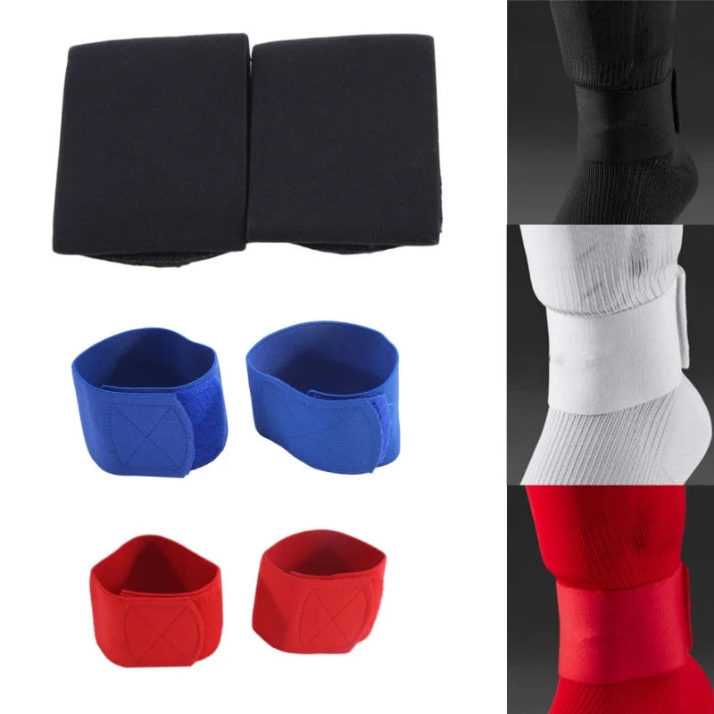 Shin Guard With Fixed Bandage For Soccer Pads