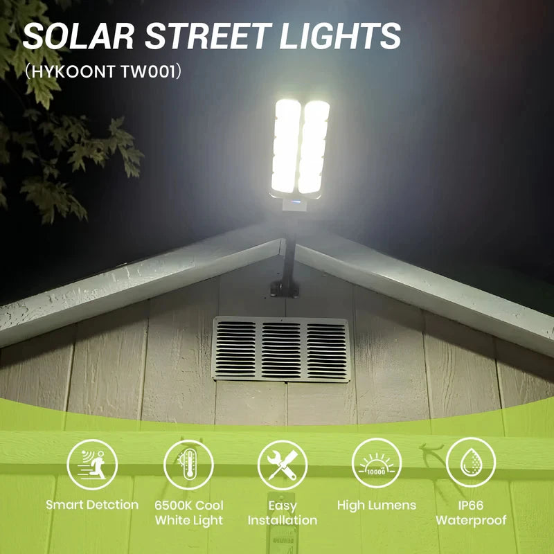 Solar Street Light 4000W LED Flood Light With Motion Sensor