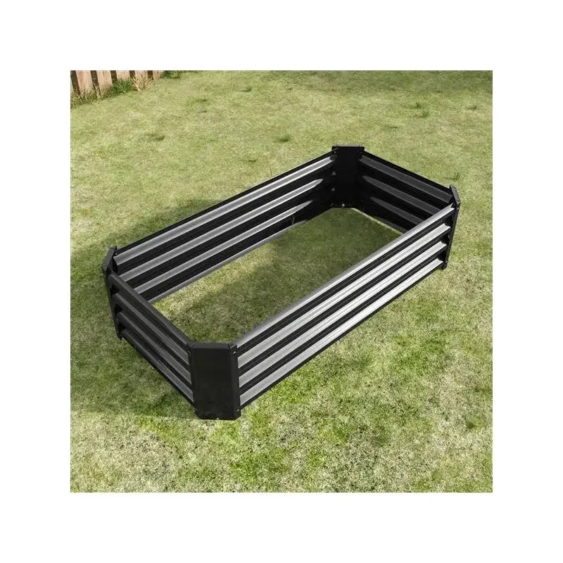 Premium Rectangular Metal Raised Garden Bed