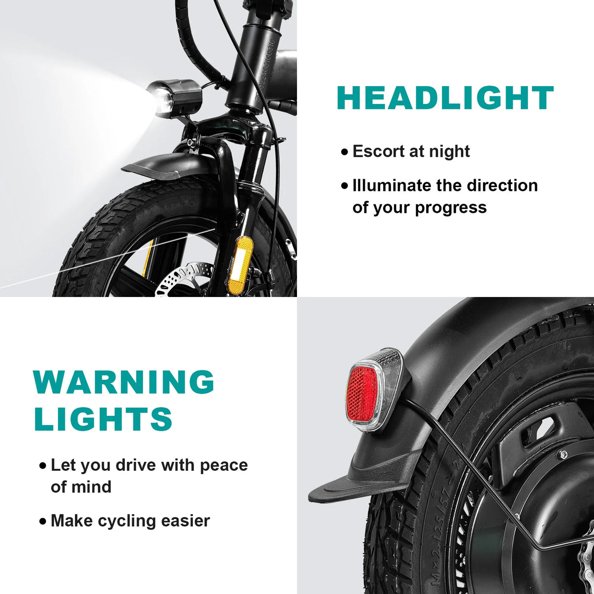 Terrosor Folding Electric Bike 20 Mph 560W