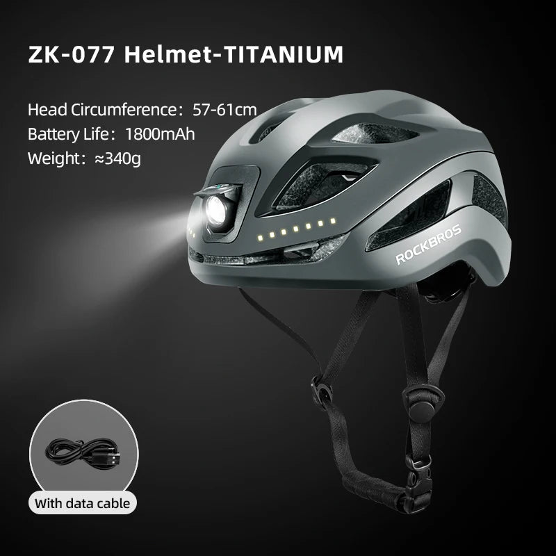 ROCKBROS Front LED Cycling Helmet Light Type C