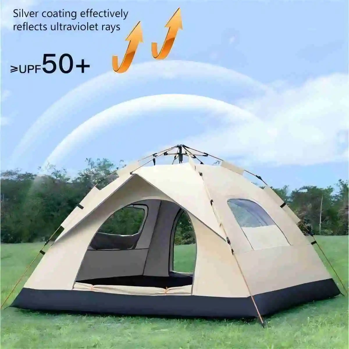 Pakicetus Automatic Opening Camping Tent for Outdoor Travel